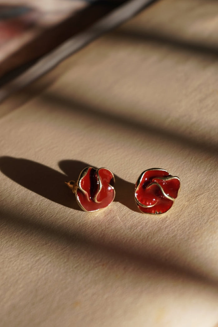 Crimson Studs