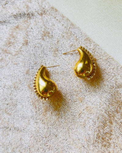 Zirca Trace Teardrop Earring