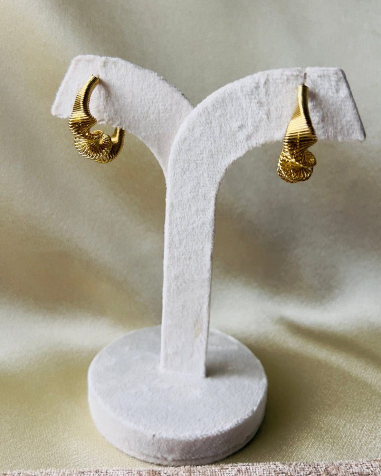 Classy Spiral Hoops