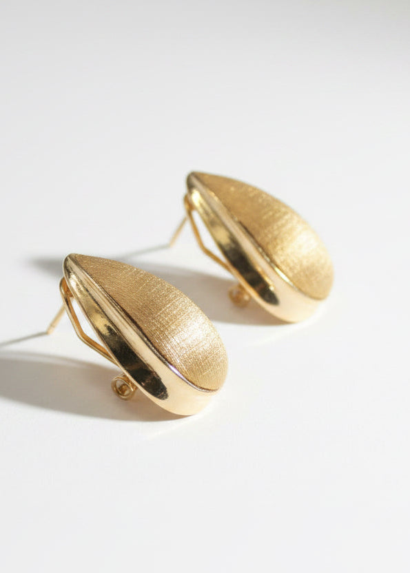 Textured Tear Drop  Earrings