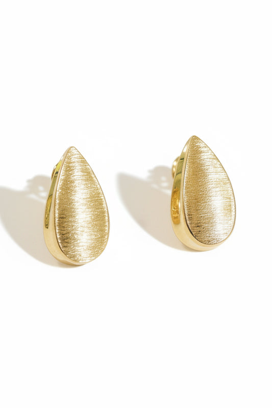 Textured Tear Drop  Earrings