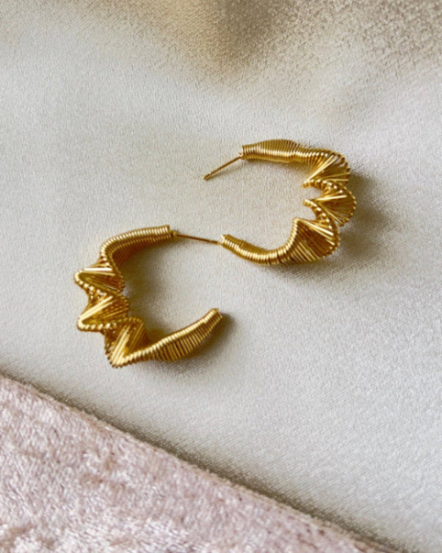 Classy Spiral Hoops