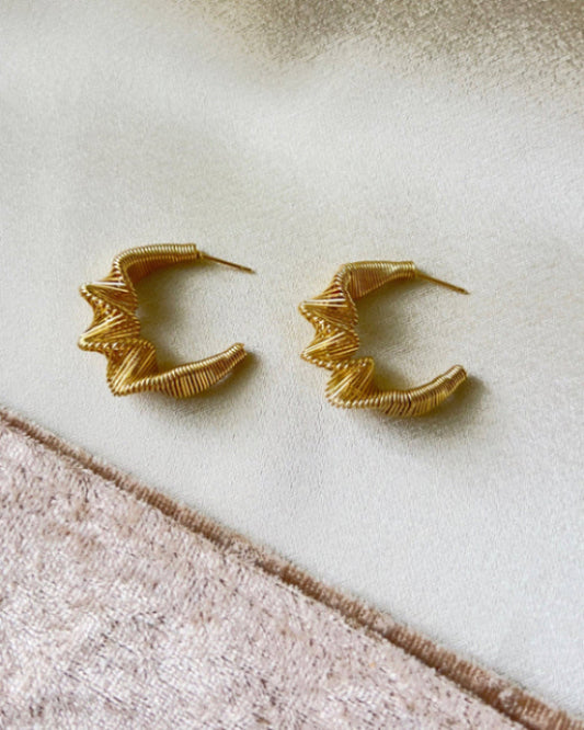 Classy Spiral Hoops